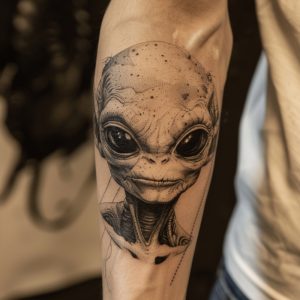 alien tattoo