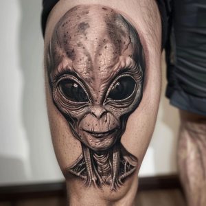 alien tattoo